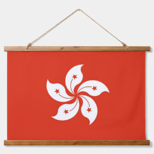 Wandteppiche mit der Flagge Hongkongs