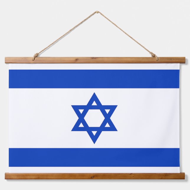 Wandteppiche mit der Flagge Israels (Vorne)