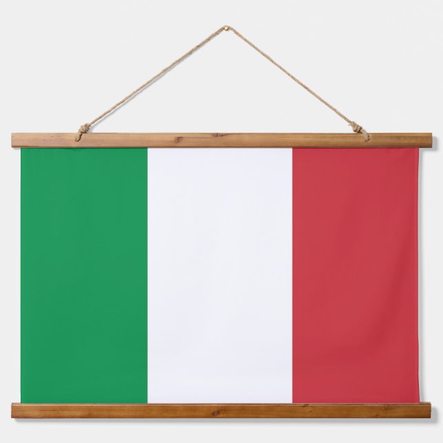 Wandteppiche mit der Flagge Italiens (Vorne)