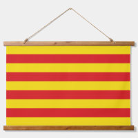Wandteppiche mit der Flagge Kataloniens