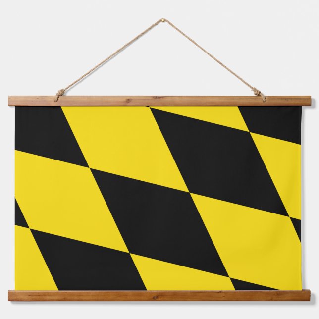 Wandteppiche mit der Flagge Münchens, Deutschland (Vorne)