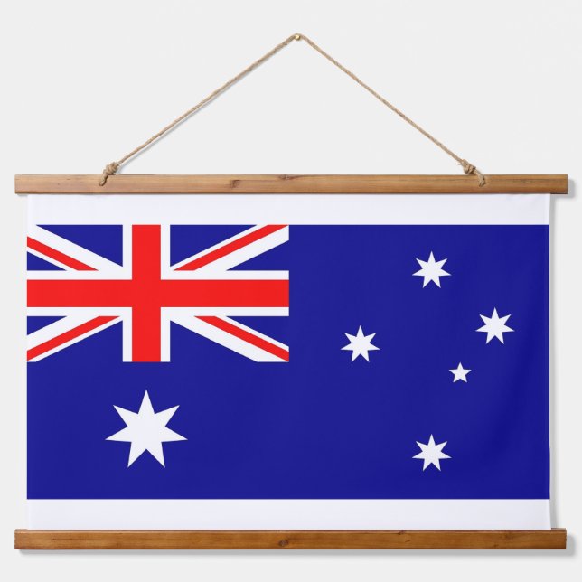 Wandteppiche mit Flagge Australiens (Vorne)
