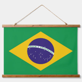 Wandteppiche mit Flagge Brasiliens