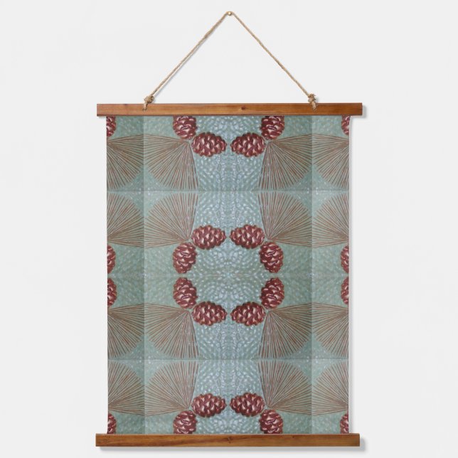 Wandteppiche mit Ponderosa Pinecones (Vorderseite)