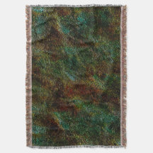 Wandtextur, in Grün- und Korallenfarben
