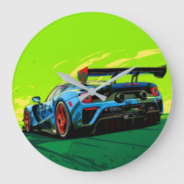 Wanduhr, 10,75" rundes Acrylglas Große Wanduhr