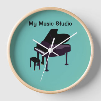 Wanduhr, 10" Rundholzrahmen Uhr