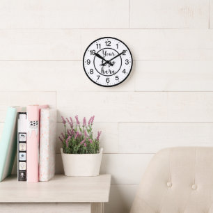 Wanduhr, 8" rundes Acrylglas Runde Wanduhr