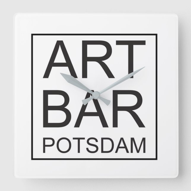 Wanduhr ARTBar by ART & Commerz Potsdam (Vorderseite)