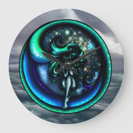 Wanduhr "Auge des Sturms"