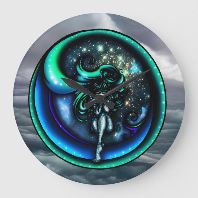 Wanduhr "Auge des Sturms" (Vorderseite)