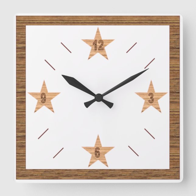 Wanduhr aus Acryl, Quadria DESIGN CLOCK (Vorderseite)