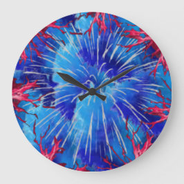Wanduhr Blaue expression