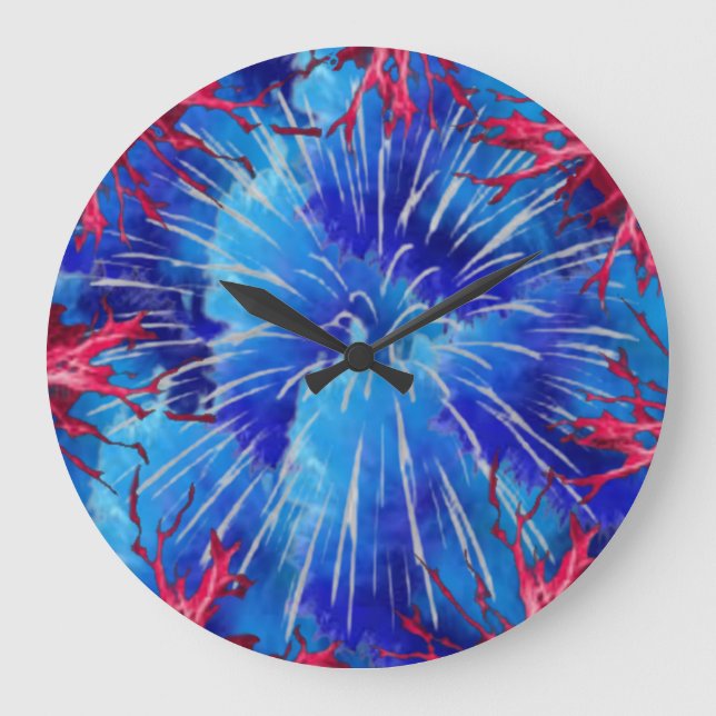 Wanduhr Blaue expression  (Vorderseite)