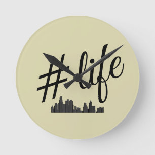 Wanduhr City Life – modernes urbanes Design