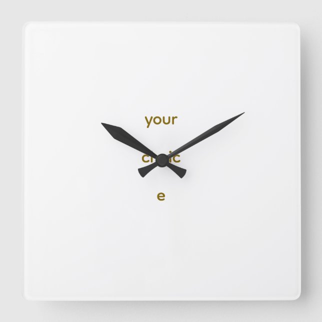 Wanduhr Dekor (Vorderseite)