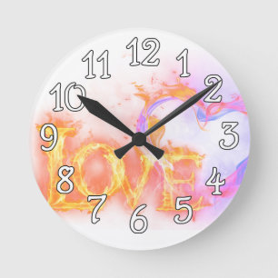 Wanduhr der Liebe