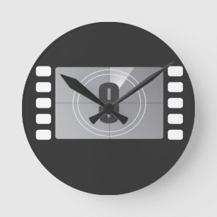 Wanduhr des Count-down-9