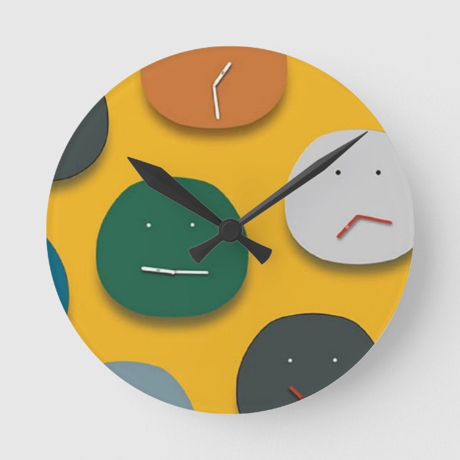 Wanduhr-Design Runde Wanduhr (Vorderseite)