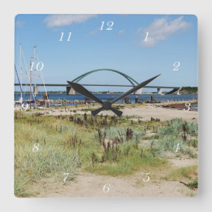 Wanduhr Fehmarnsundbrücke und Fehmarnsund