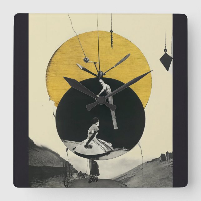 Wanduhr im einzigartigen Stil, Wanduhr (Vorderseite)