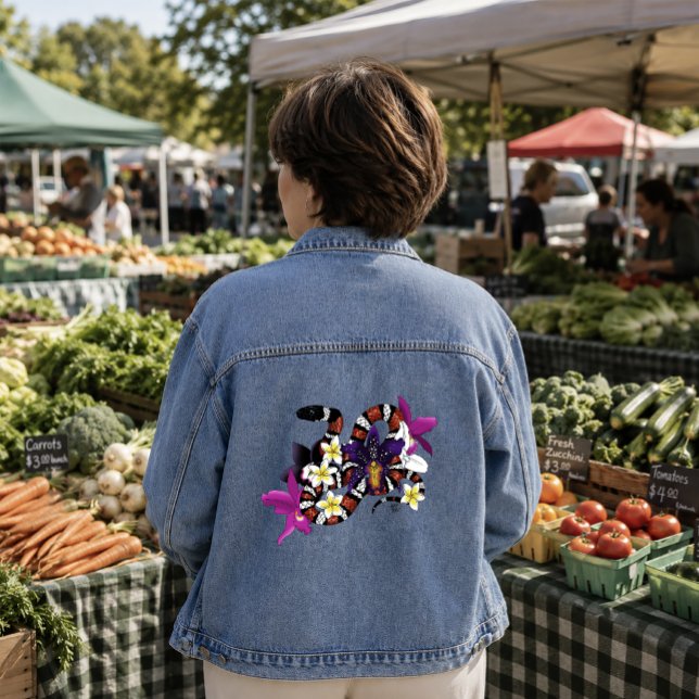 Wanduhr Jeansjacke (Von Creator hochgeladen)