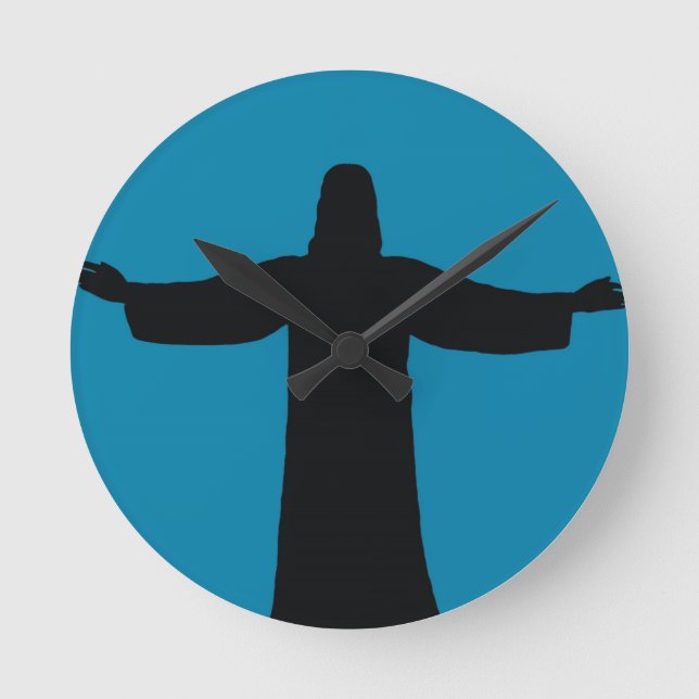 Wanduhr Jesus Christus  (Vorderseite)