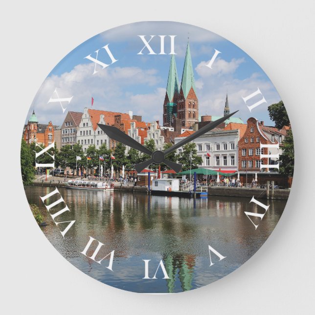Wanduhr Lübeck (Vorderseite)