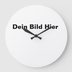 Wanduhr mit deinem Bild selbst gestalten