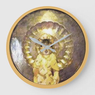 Wanduhr mit dem göttlichen Bild Pearl de Wisdom