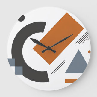 Wanduhr mit kreativem geometrischen Design