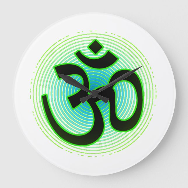 Wanduhr OM (Om) (Vorderseite)