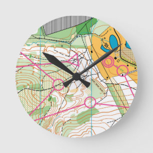 Wanduhr - orienteering Karte