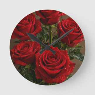 Wanduhr Rosen