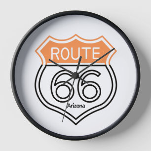 Wanduhr, Route 66 creashop_line. Uhr