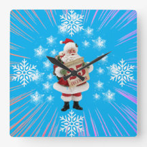 Wanduhr Santa Klaus 
