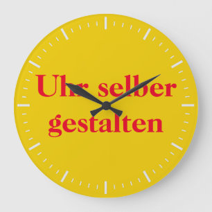 Wanduhr selber gestalten