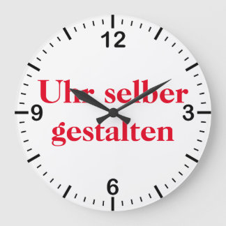 Wanduhr selber gestalten