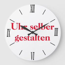 Wanduhr selber gestalten