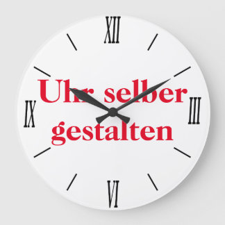 Wanduhr selber gestalten