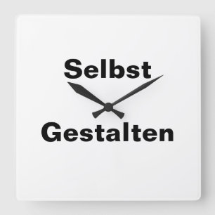 Wanduhr Selbst Gestalten - Vorlage