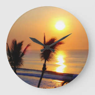 Wanduhr-Sonnenaufgang San Jose de Cabo Große Wanduhr