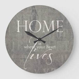 Wanduhr *sweet home*