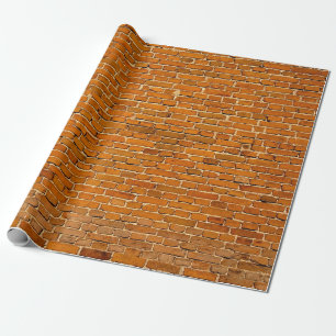 Wandverkleidung aus braunem Ton Geschenkpapier