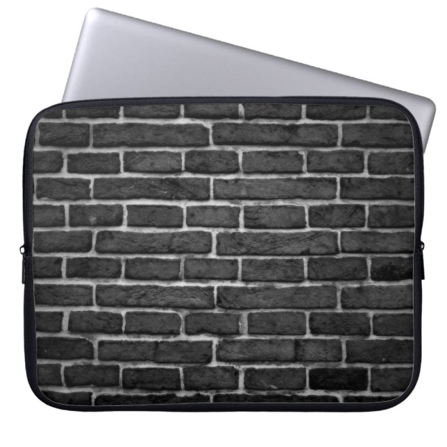 Wandziegelmauer Gebäude Laptopschutzhülle (Vorderseite)
