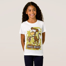 Wangenmonkey im Dschungel-T - Shirt