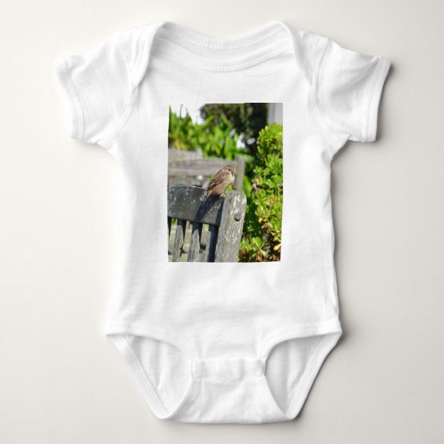 Wangenspinne Baby Strampler (Vorderseite)