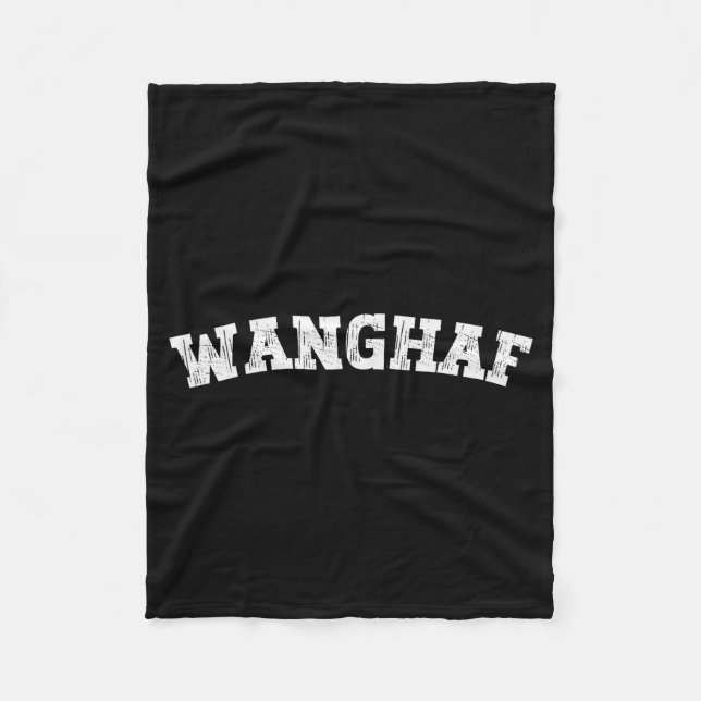 Wanghaf Meme Lustig  Fleecedecke (Vorderseite)