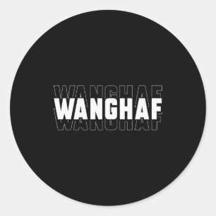 Wanghaf Meme Lustige Sarcasmus Zitat Bekleidung Runder Aufkleber