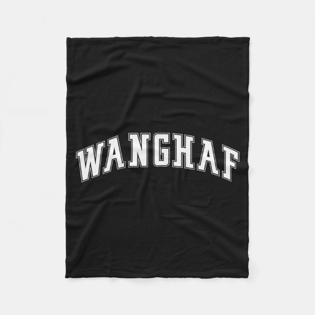 Wanghaf Meme Lustiges Grafikdesign  Fleecedecke (Vorderseite)